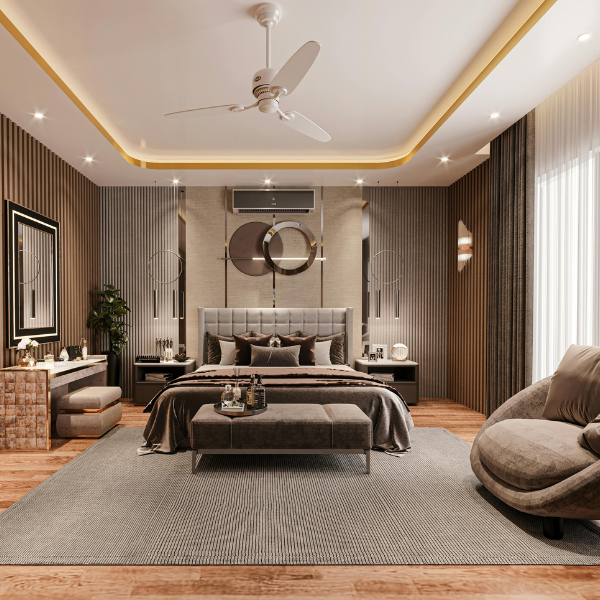 Warm natural wood interior