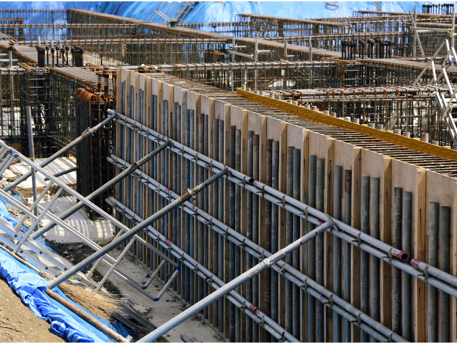 Shuttering plywood formwork application